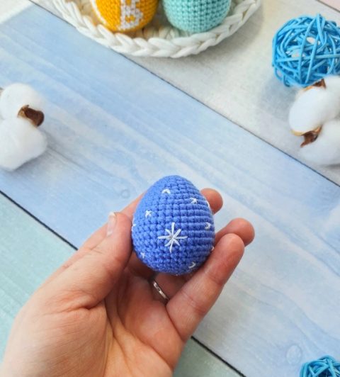 Пасхальное яйцо крючком: 10 простых идей