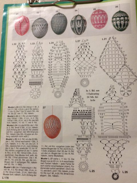 Схемы вязания ажурных пасхальный яиц