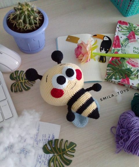 Вяжем пчеленка, описание от smila_toys