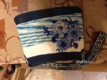 Сумочка крючком — работа Людмилы Романовой