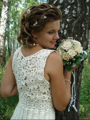 Свадебное платье - работа Натальи Дроздовой